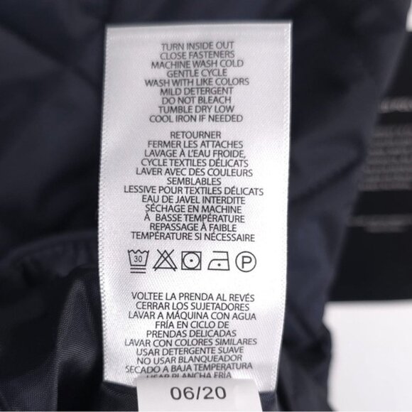 NWT LAUREN RALPH LAUREN Women’s Crest-Patch Diamond Quilted Vest Dark Navy LARGE - Picture 11 of 14